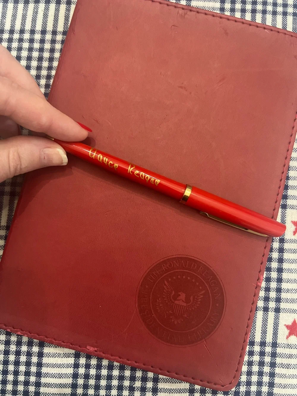 Vintage Ronald Reagan Library Notebook